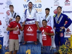 Kristóf a 2014-es Brazil Jiu Jitsu VB-n aranyérmes lett