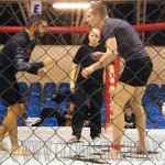 A Cage Grappling a NoGi Grappling ketrecben zajló változata