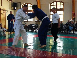Muhari Benjamin és Kovács Krisztián küzdelme a 75 kg-ban