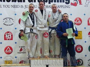 Gi Grappling Felnőtt 95 kg dobogója