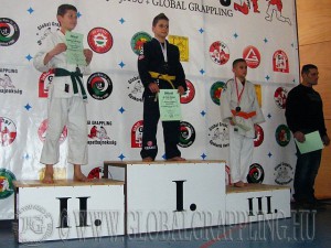 Gi Grappling Ifjúsági Fiú 41 kg. kategória dobogója