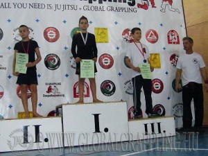 NoGi Grappling Ifjúsági Fiú 41 kg. kategória dobogója