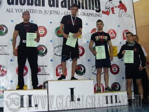 NoGi Grappling Felnőtt Férfi 65 kg. kategória dobogója