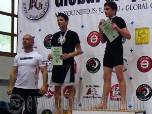NoGi Grappling Junior Fiú 66 kg. dobogója