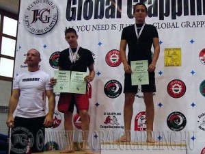 NoGi Grappling Kadet Fiú 71 kg. dobogója