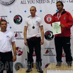 Combat Grappling Felnőtt Férfi 65 kg. dobogója