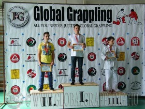 Gi Grappling Ifjúsági2 Fiú 59 kg. dobogója