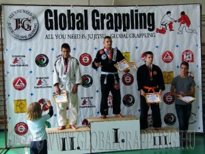 Gi Grappling Junior Fiú 71 kg. dobogója