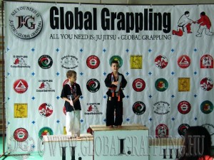 NoGi Grappling Manó Fiú 28 kg. dobogója