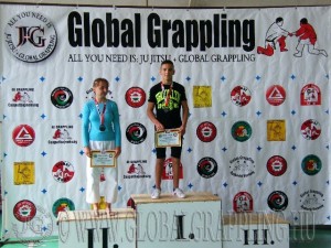 NoGi Grappling Junior Fiú 55 kg. dobogója