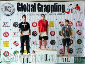NoGi Grappling Junior Fiú 79 kg. dobogója