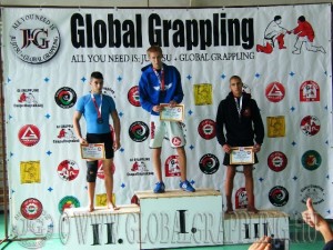 NoGi Grappling Felnőtt Férfi 65 kg. dobogója