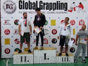 NoGi Grappling Felnőtt 85 kg. dobogója