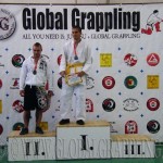 Combat Grappling Felnőtt Férfi 85 kg. dobogója