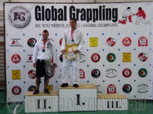 Combat Grappling Felnőtt Férfi 85 kg. dobogója