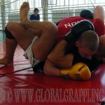 Grappling kesztyűben