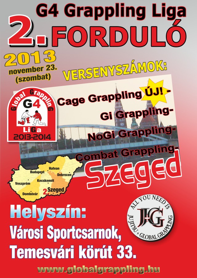 II. Szeged Grappling Bajnokság plakátja