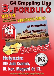 A II. Budapest Grappling Bajnokság plakátja