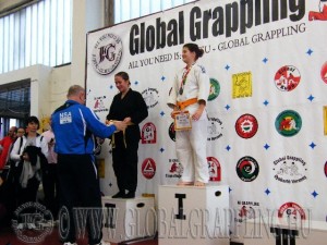 A Gi Grappling Junior Leány 66 kg. kategória dobogója