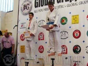 A Gi Grappling Ifjúsági2 Fiú 66 kg. kategória dobogója