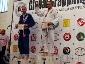 A Gi Grappling Senior Férfi 105 kg. kategória dobogója