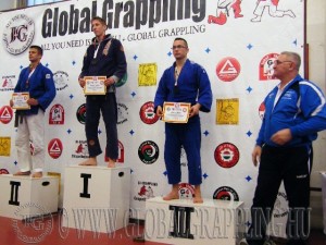A Gi Grappling Felnőtt Férfi 65 kg. kategória dobogója