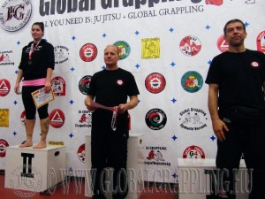 A NoGi Grappling Felnőtt Női 78 kg. kategória dobogója