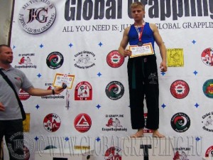 A NoGi Grappling Ifjúsági2 80 kg kg. kategória dobogója
