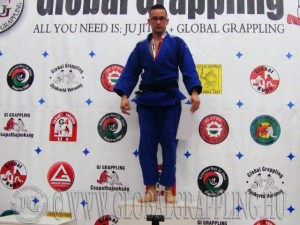 A Combat Grappling Felnőtt Férfi 65 kg. kategória dobogója