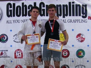 A Gi Grappling Junior Fiú 79 kg. kategória dobogója