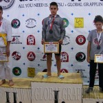 A Gi Grappling Ifjúsági1 Fiú 47 kg. kategória dobogója