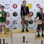 A NoGi Grappling Gyermek1 Fiú 30 kg. kategória dobogója