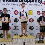A NoGi Grappling Gyermek2 Fiú 55 kg. kategória dobogója