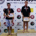 A NoGi Grappling Ifjúsági1 Fiú 59 kg. kategória dobogója