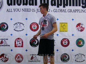 A NoGi Grappling Ifjúsági2 Fiú 59 kg. kategória dobogója