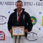 A Combat Grappling Felnőtt Férfi 65 kg. kategória dobogója