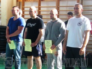 Balról jobbra: Rutterschmid Rajmund, Majoros László, Fekete Dániel