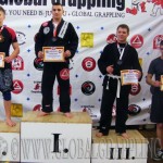 A Gi Grappling Ifjúsági 2 Fiú 80 kg dobogója
