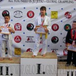 A Gi Grappling Manó Fiú 32+ kg dobogója