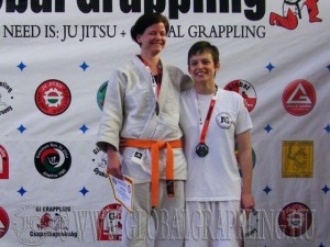 A Gi Grappling Felnőtt Női 64 kg dobogója