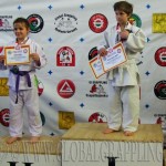 A Gi Grappling Gyermek 1 Leány 35+ kg dobogója