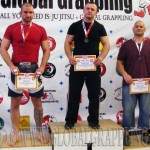 A NoGi Grappling Felnőtt Férfi 105+ kg dobogója