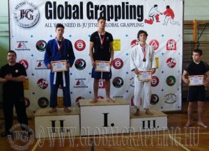 Gi Grappling Ifjúsági 2 Fiú 66 kg. dobogója