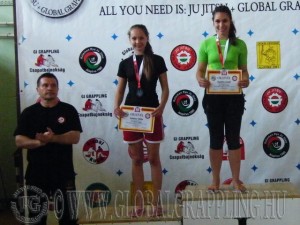 NoGi Grappling Ifjúsági 2 Leány 54 kg. dobogója