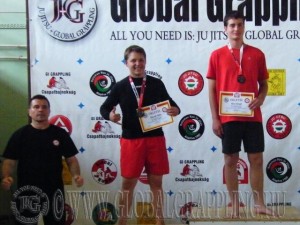 NoGi Grappling Ifjúsági 2 Fiú 80+ kg. dobogója
