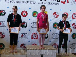 NoGi Grappling Ifjúsági 1 Leány 48+ kg. dobogója