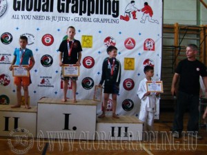 NoGi Grappling Gyermek 1 Fiú 30 kg. dobogója