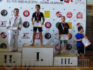 NoGi Grappling Gyermek 1 Fiú 40 kg. dobogója