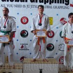 Combat Grappling Felnőtt Férfi 65 kg. dobogója