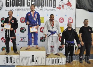 Gi Grappling Felnőtt Férfi 95 kg. dobogója